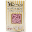 Mimose Rosa 400 g Crispo: piccoli ricci di zucchero rosa in confezione 400 g di Crispo