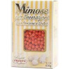 Mimose rosse 400 g Crispo: piccoli ricci di zucchero rosso in confezione 400 g di Crispo