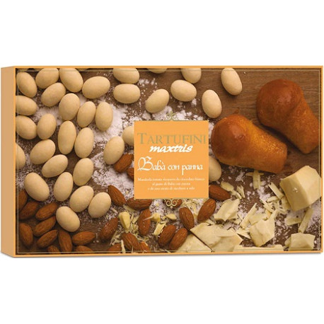 Praline Tartufini Babà con panna di Maxtris in confezione da 500 g Praline Tartufini Babà con panna di Maxtris in confezione da 500 g