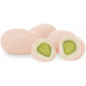 Ciocopistacchio Rosa Maxtris da 500 g: pistacchio tostato ricoperto di cioccolato bianco e confettato rosa