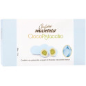 Ciocopistacchio Celeste Maxtris da 500 g: pistacchio tostato ricoperto di cioccolato bianco e confettato celeste