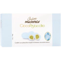 Ciocopistacchio Celeste Maxtris da 500 g: pistacchio tostato ricoperto di cioccolato bianco e confettato celeste
