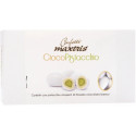 Ciocopistacchio bianco Maxtris da 500 g: pistacchio tostato ricoperto di cioccolato bianco e confettato bianco