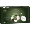 Maxtris Liquirizia e Menta: confetti bianchi con mandorla tostata avvolta con cioccolato bianco al gusto di liquirizia e menta Maxtris Liquirizia e Menta: confetti bianchi con mandorla tostata avvolta con cioccolato bianco al gusto di liquirizia e menta