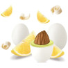 Maxtris Limone 1 Kg: confetti bianchi con mandorla tostata avvolta con cioccolato bianco al gusto limone