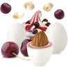 Maxtris Affogato all'Amarena, confetti bianchi da 1 Kg: mandorla tostata e cioccolato bianco aromatizzato al gusto amarena Maxtris Affogato all'Amarena, confetti bianchi da 1 Kg: mandorla tostata e cioccolato bianco aromatizzato al gusto amarena