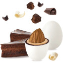 Maxtris Sacher 1 Kg: confetti bianchi con mandorla tostata avvolta con cioccolato bianco e fondente al gusto torta sacher
