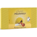 Maxtris Zuppa Inglese, confetti bianchi da 1 Kg: mandorla tostata e cioccolato bianco al gusto crema zuppa inglese