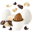 Maxtris Classico Bianco confetti bianchi 1 Kg: mandorla tostata ricoperta di cioccolato fondente e bianco