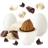 Maxtris Classico Bianco confetti bianchi 1 Kg: mandorla tostata ricoperta di cioccolato fondente e bianco Maxtris Classico Bianco confetti bianchi 1 Kg: mandorla tostata ricoperta di cioccolato fondente e bianco