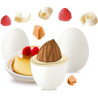Maxtris Creme Caramel , confetti bianchi 1 Kg: cioco-mandorla al gusto creme caramel Maxtris Creme Caramel , confetti bianchi 1 Kg: cioco-mandorla al gusto creme caramel