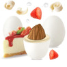 Maxtris Cheesecake , confetti bianchi 1 Kg: cioco-mandorla al gusto torta cheesecake Maxtris Cheesecake , confetti bianchi 1 Kg: cioco-mandorla al gusto torta cheesecake