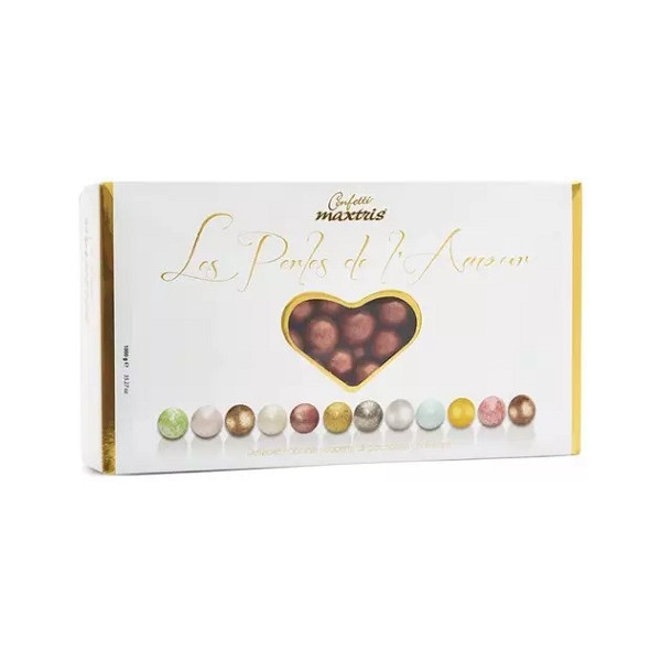 Les Perles Hiver Brown confetti Maxtris perle marroni 1 Kg: nocciola tostata e cioccolato fondente