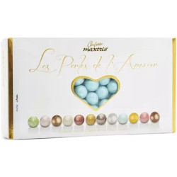 Les Perles Etè - Bleu confetti Maxtris perle celesti 1 Kg: nocciola tostata e cioccolato bianco e fondente