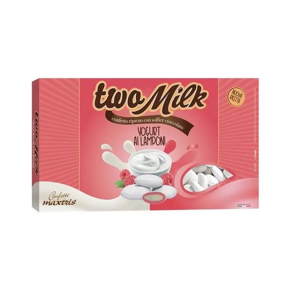 Two Milk Yogurt ai Lamponi, confetti bianchi Maxtris 1 kg, il doppio cioccolato Maxtris