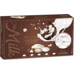 Two Milk Mix Choco, confetti bianchi Maxtris da 1 kg con doppio cioccolato