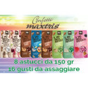 Mini confettata Maxtris 16 gusti -  Kit 8 astucci da 150 g