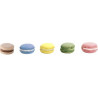 Kit Macarons Maxtris 5 gusti 5 colori 25 pz