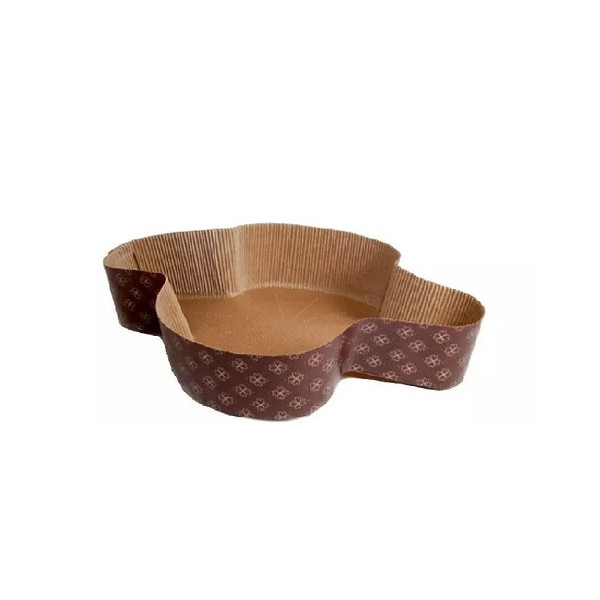 Set 5 stampi colomba in carta calandrata da 500 g