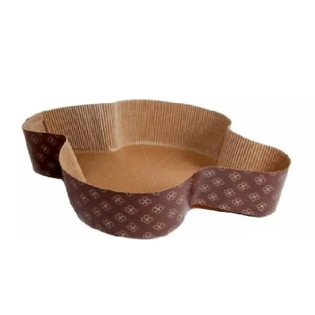 5 Stampi colomba in carta calandrata da 750 g 5 Stampi colomba in carta calandrata da 750 g