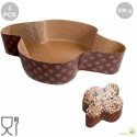 Set 5 stampi colomba in carta calandrata da 500 g