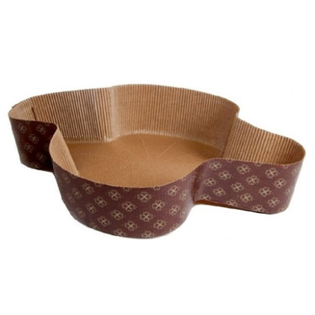 Set 5 stampi colomba in carta calandrata da 1,5 Kg Set 5 stampi colomba in carta calandrata da 1,5 Kg