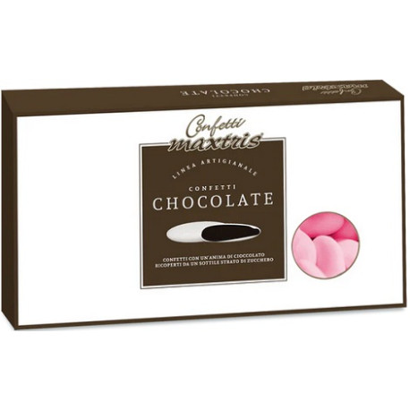 Confetti al Cioccolato Rosa confetti rosa Maxtris 1 Kg