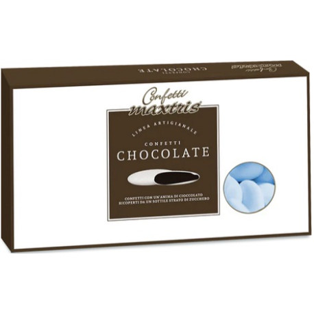 Confetti al Cioccolato Celeste confetti celesti Maxtris 1 Kg Confetti al Cioccolato Celeste confetti celesti Maxtris 1 Kg