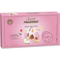 Maxtris Frutta Rosa, cioco-mandorla, confetti rosa ai gusti assortiti di frutta 1 Kg