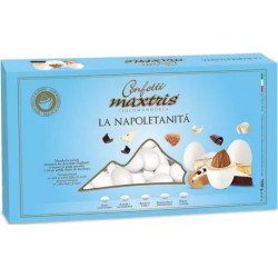 Maxtris La Napoletanità confetti bianchi ai gusti assortiti frutta e pasticceria napoletana 1 Kg