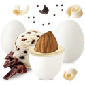 Maxtris Stracciatella 1 Kg: confetti bianchi con mandorla tostata avvolta con cioccolato bianco al gusto di stracciatella