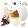 Maxtris Stracciatella 1 Kg: confetti bianchi con mandorla tostata avvolta con cioccolato bianco al gusto di stracciatella Maxtris Stracciatella 1 Kg: confetti bianchi con mandorla tostata avvolta con cioccolato bianco al gusto di stracciatella
