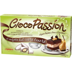 Ciocopassion Ricotta e Pera al Cioccolato confetti bianchi Crispo 1 Kg