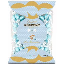 Twist Maxtris Celeste Nascita confetti celesti incartati in busta da 1 Kg