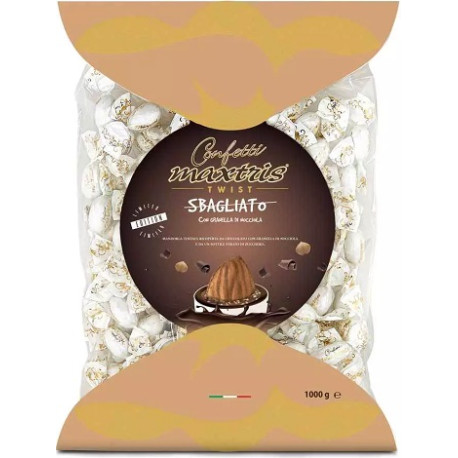 Twist Maxtris Sbagliato Bianco confetti bianchi incartati in busta da 1 Kg Twist Maxtris Sbagliato Bianco confetti bianchi incartati in busta da 1 Kg