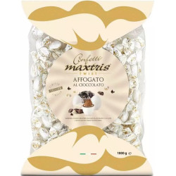 Twist Maxtris Affogato al Cioccolato confetti bianchi incartati in busta da 1 Kg