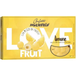 Love Fruit Limone confetti gialli tondi alla frutta Maxtris 1 Kg