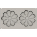 Bliss o Fiore prezioso Silikomart: stampo decorativo in silicone grigio
