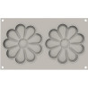 Bliss o Fiore prezioso Silikomart: stampo decorativo in silicone grigio Bliss o Fiore prezioso Silikomart: stampo decorativo in silicone grigio