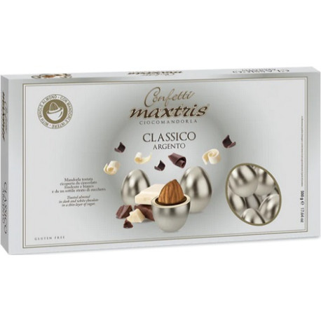 Maxtris Classico Argento confetti argentati 500 g Maxtris Classico Argento confetti argentati 500 g