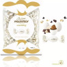 Busta Twist Maxtris bianco wedding da 1 Kg confetti cioco-mandorla classico incartato Busta Twist Maxtris bianco wedding da 1 Kg confetti cioco-mandorla classico incartato