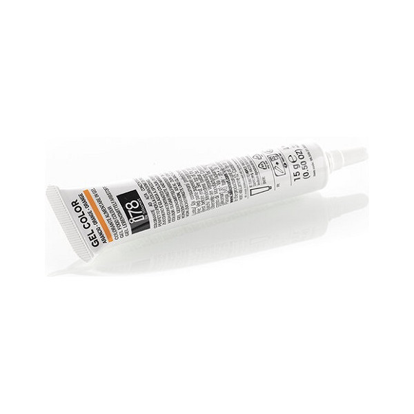 Colorante in gel arancione, Foodgrade Gel Color Orange Silikomart, tubetto in plastica 15 g.