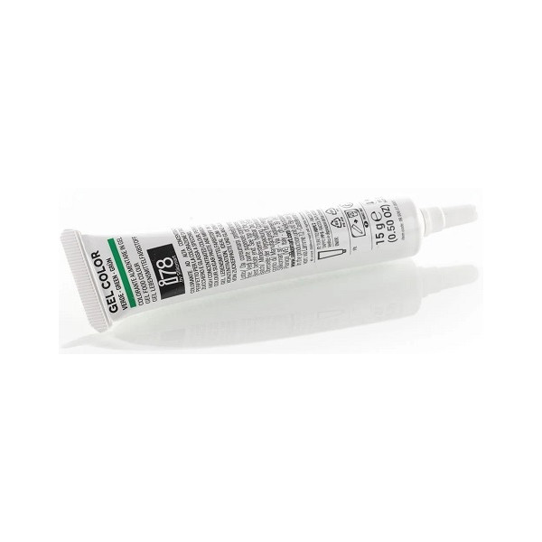 Colorante in gel verde, Foodgrade Gel Color Green Silikomart, tubetto in plastica 15 g.