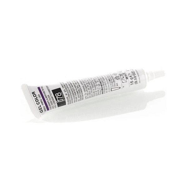 Colorante in gel viola, Foodgrade Gel Color Purple Silikomart, tubetto in plastica 15 g