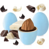 Dolce Arrivo Celeste Maxtris: confetti celeste a mandorla incartati singolarmente in vassoio da 500 g Maxtris Dolce Arrivo Celeste Maxtris: confetti celeste a mandorla incartati singolarmente in vassoio da 500 g Maxtris