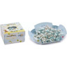 Dolce Arrivo Celeste Maxtris: confetti celeste a mandorla incartati singolarmente in vassoio da 500 g Maxtris Dolce Arrivo Celeste Maxtris: confetti celeste a mandorla incartati singolarmente in vassoio da 500 g Maxtris