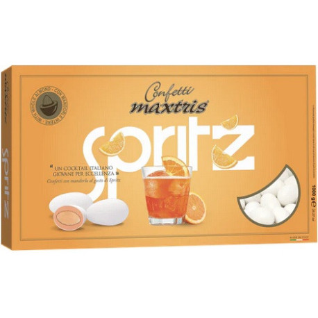 Maxtris Spritz – Confetti Ciocomandorla Bianchi 1 Kg
