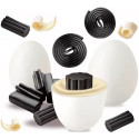 Maxtris Ciocoliquirizia Confetti Bianchi alla Liquirizia 1 Kg