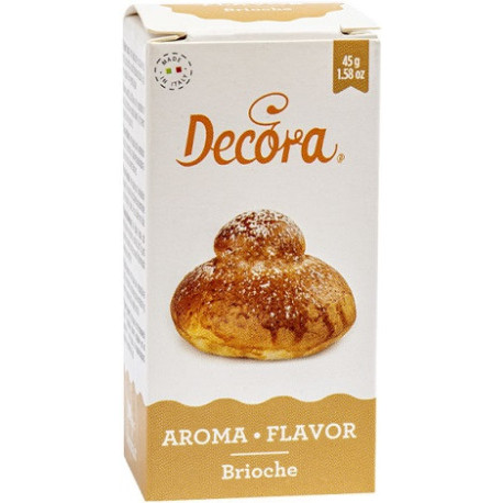 Aroma naturale brioche 50 g  per impasti e creme per dolci e torte da Decora
