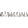 Set 10 cornetti stella francese in acciaio inox dal diametro 4 a 18 mm Decora